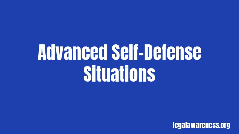 Advanced Self-Defense Situations