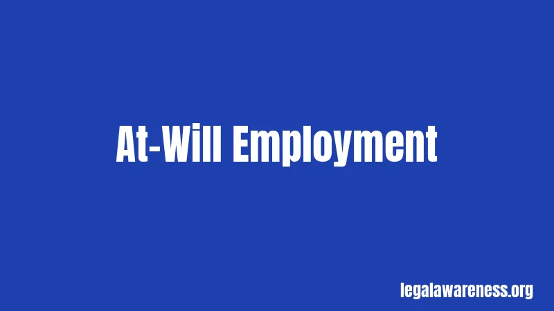At-Will Employment