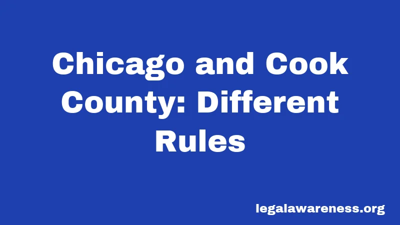 Chicago and Cook County: Different Rules