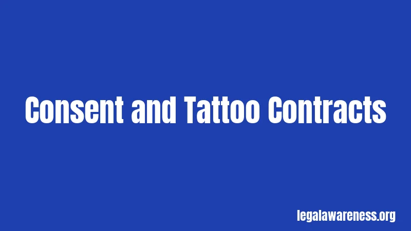 Consent and Tattoo Contracts
