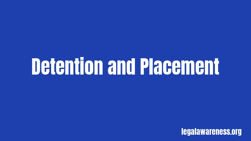 Detention and Placement