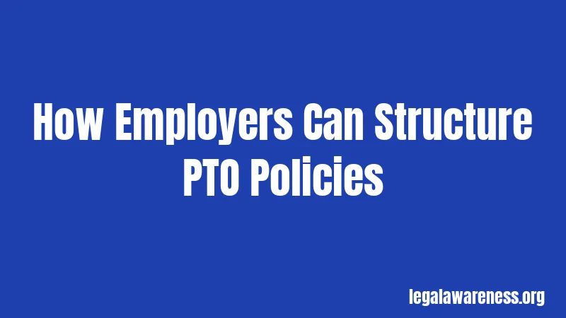 How Employers Can Structure PTO Policies