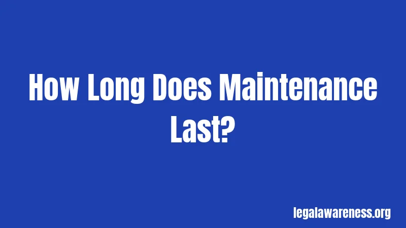 Alimony Laws in Illinois (2026): The Real Deal 3 How Long Does Maintenance Last?