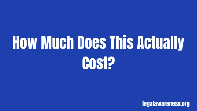 How Much Does This Actually Cost?