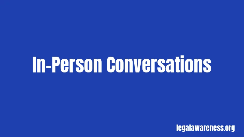 In-Person Conversations