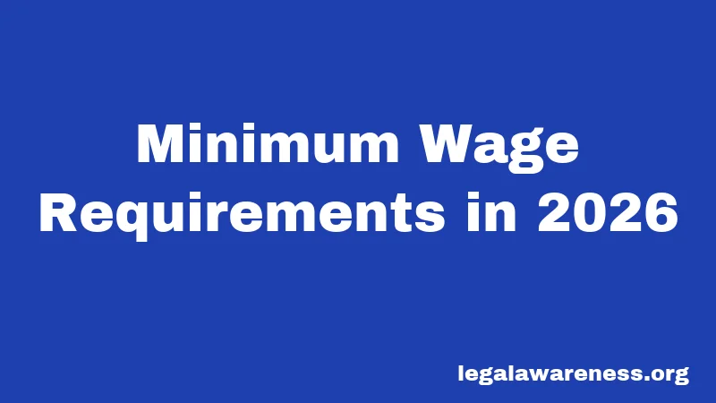 Minimum Wage Requirements in 2026