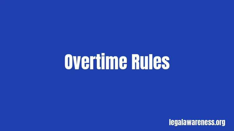 Overtime Rules