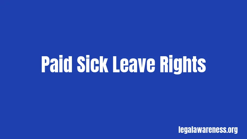 Paid Sick Leave Rights