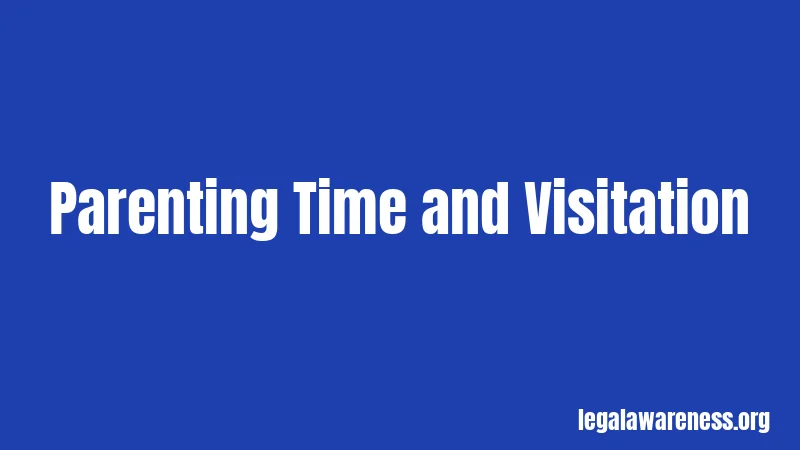 Parenting Time and Visitation