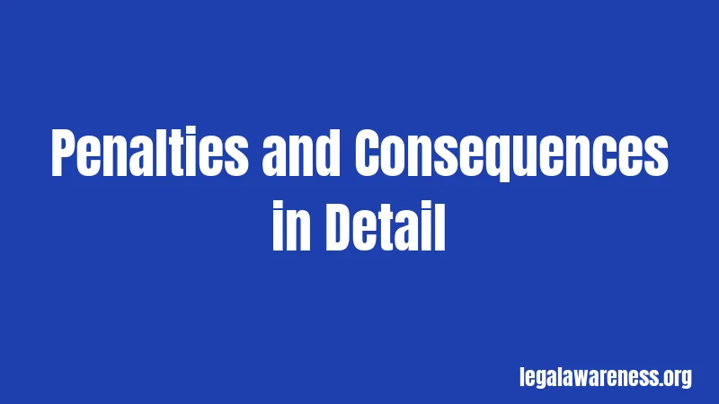 Penalties and Consequences in Detail