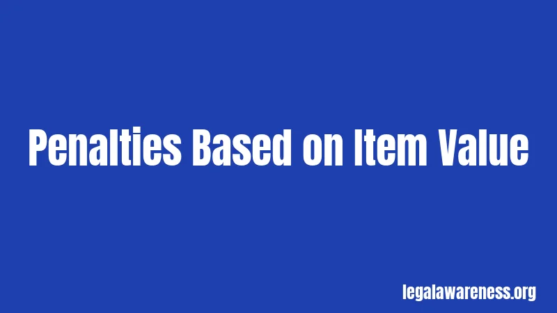 Penalties Based on Item Value