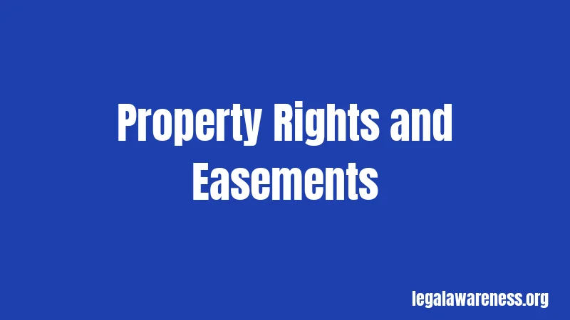 Property Rights and Easements
