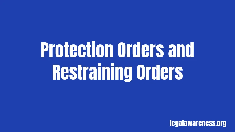 Stalking Laws in New York (2026): What You Really Need to Know 3 Protection Orders and Restraining Orders