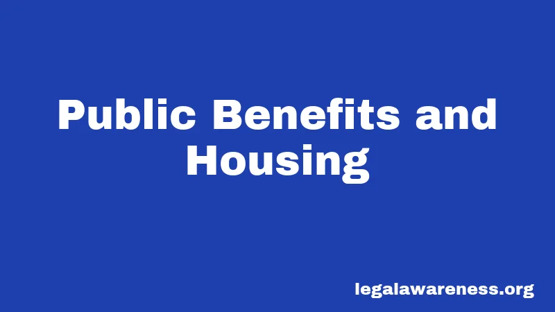 Public Benefits and Housing