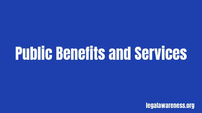 Public Benefits and Services