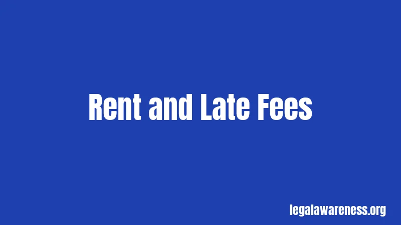 Rent and Late Fees