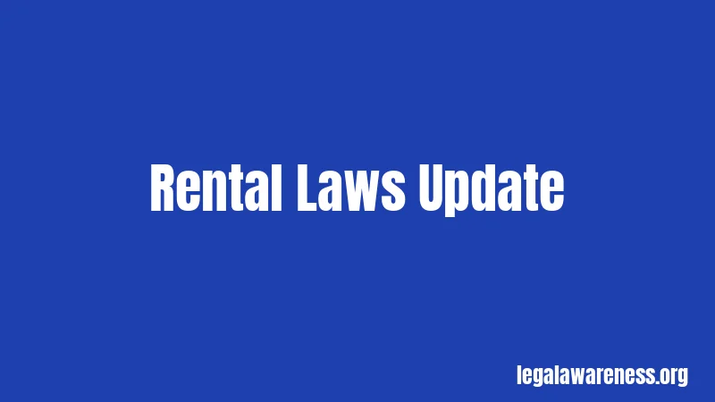 Rental Laws Update
