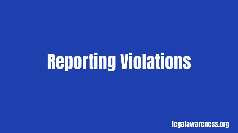 Reporting Violations