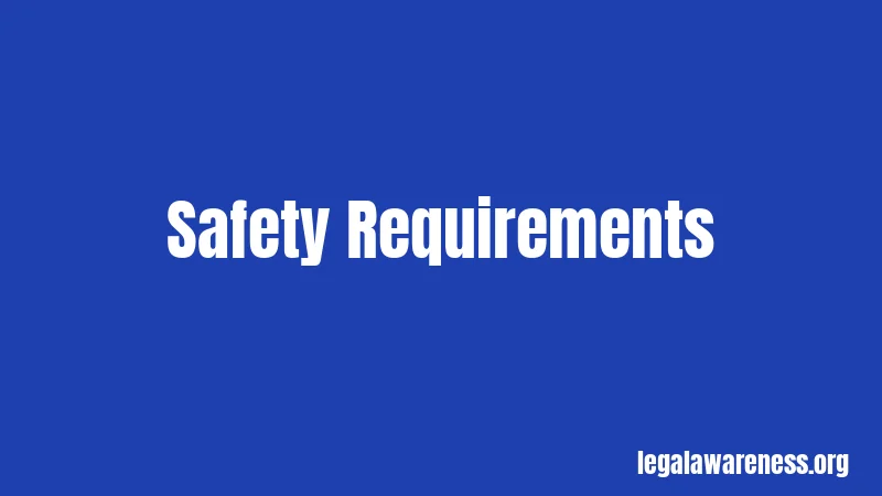Safety Requirements