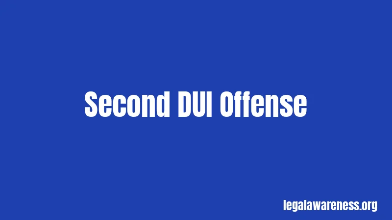 Second DUI Offense