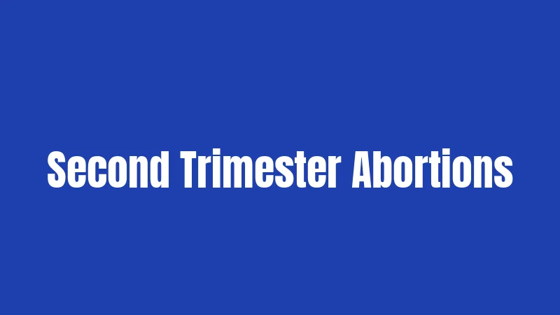 Second Trimester Abortions
