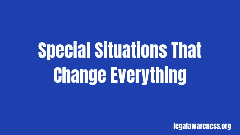 Special Situations That Change Everything