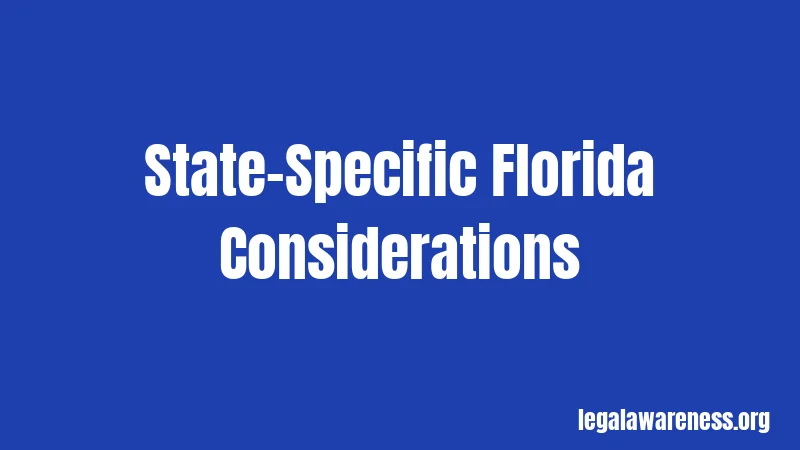 State-Specific Florida Considerations