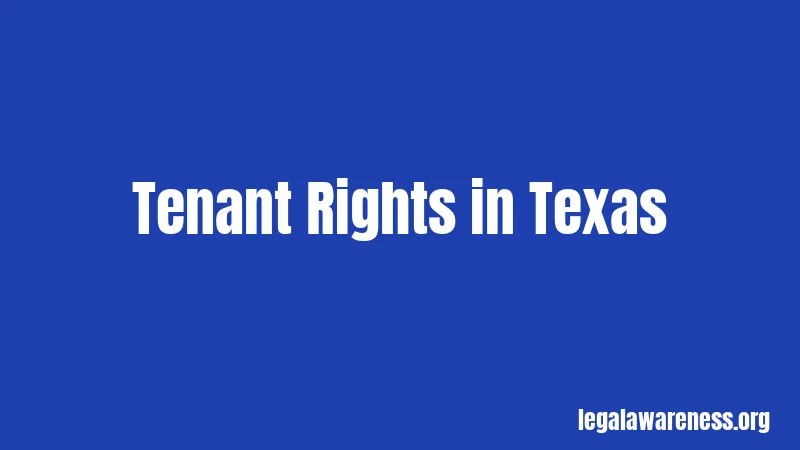 Tenant Rights in Texas