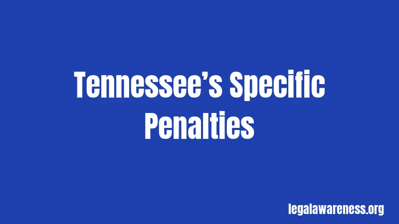 Tennessee’s Specific Penalties