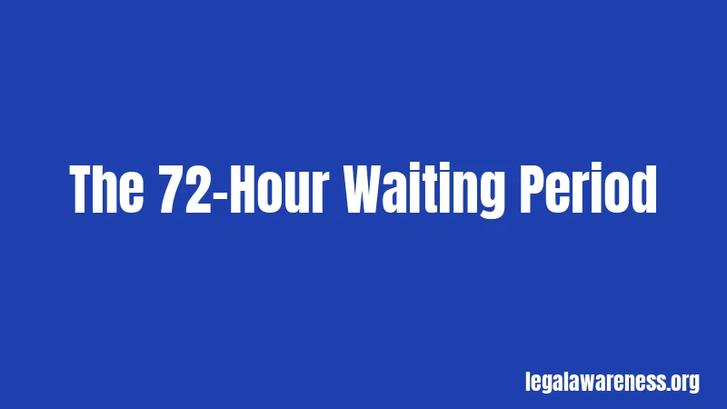 The 72-Hour Waiting Period