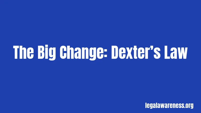 The Big Change: Dexter’s Law