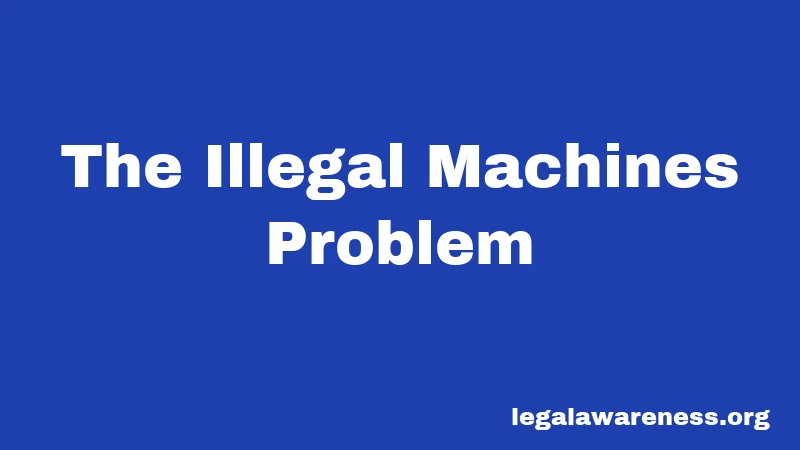 The Illegal Machines Problem