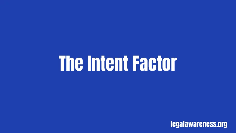 The Intent Factor
