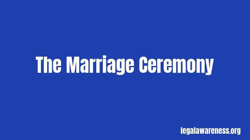 The Marriage Ceremony