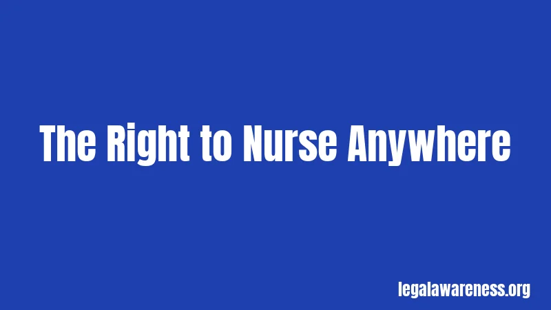 The Right to Nurse Anywhere