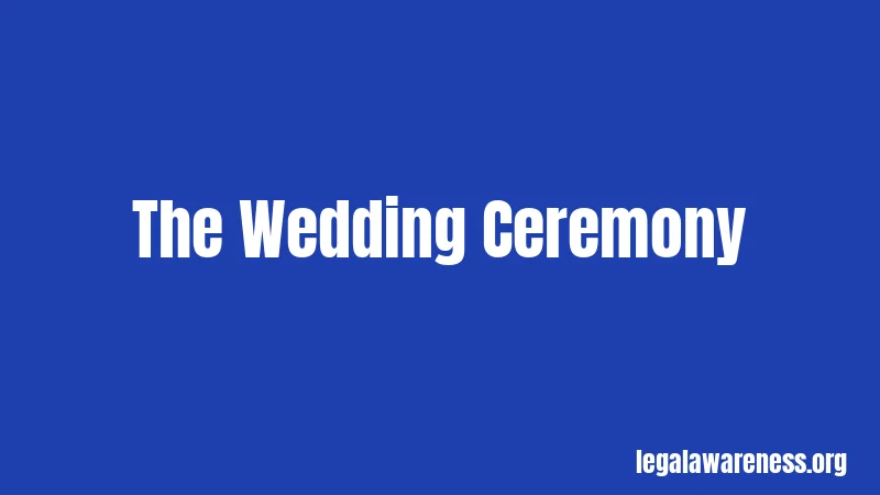 The Wedding Ceremony