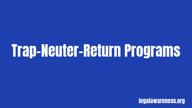 Trap-Neuter-Return Programs