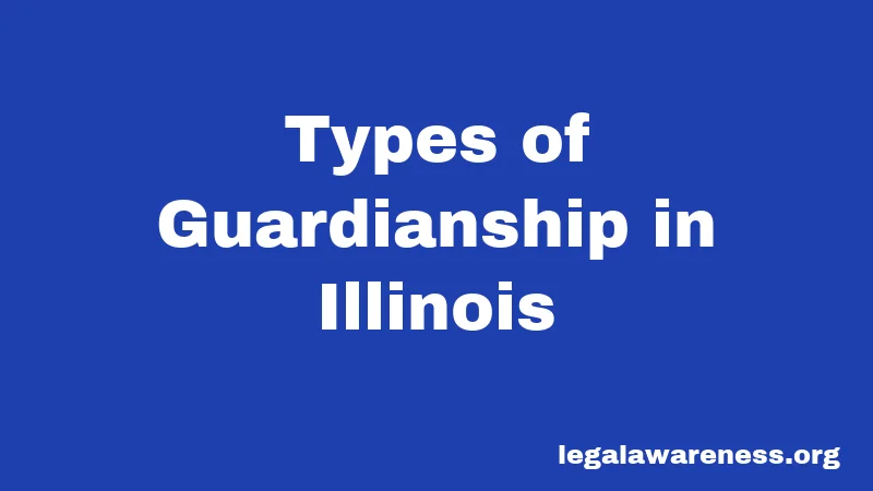 Types of Guardianship in Illinois