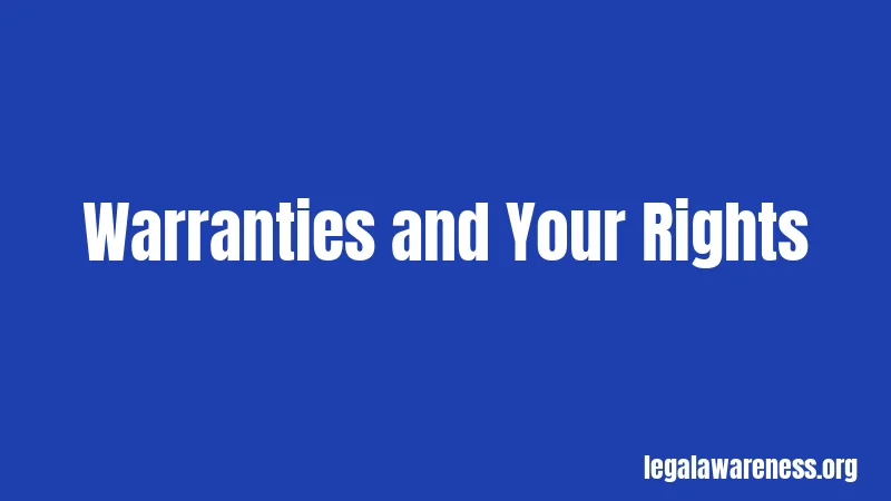 Warranties and Your Rights