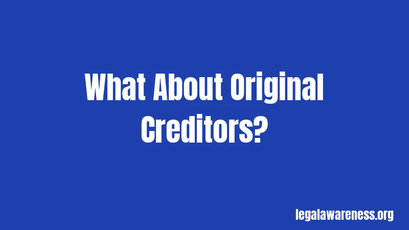 What About Original Creditors?