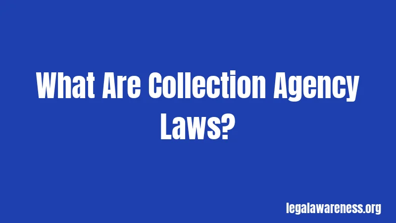 What Are Collection Agency Laws?
