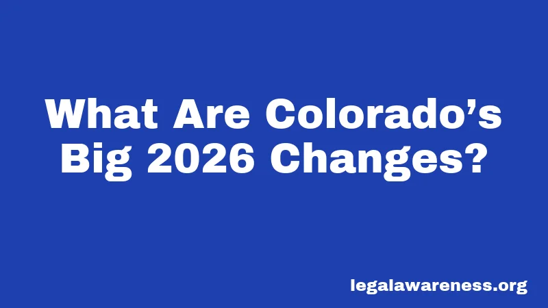 What Are Colorado’s Big 2026 Changes?