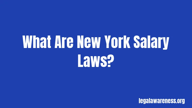 What Are New York Salary Laws?
