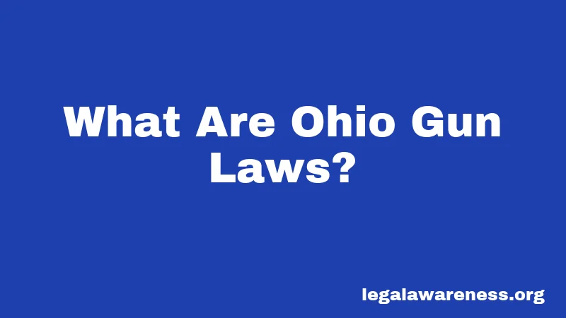 What Are Ohio Gun Laws?