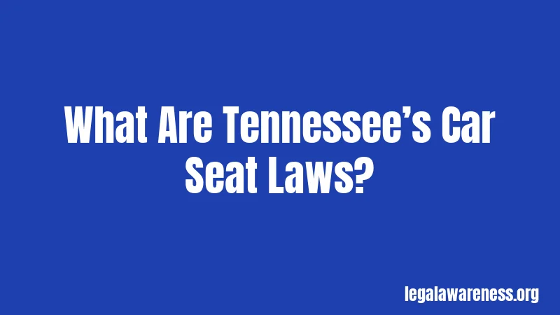What Are Tennessee’s Car Seat Laws?