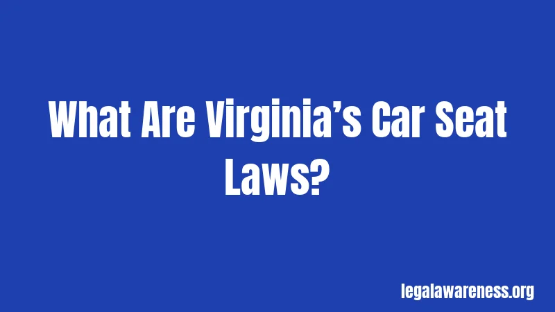 What Are Virginia’s Car Seat Laws?