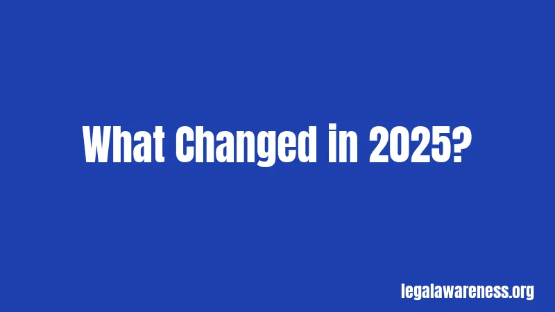What Changed in 2025?