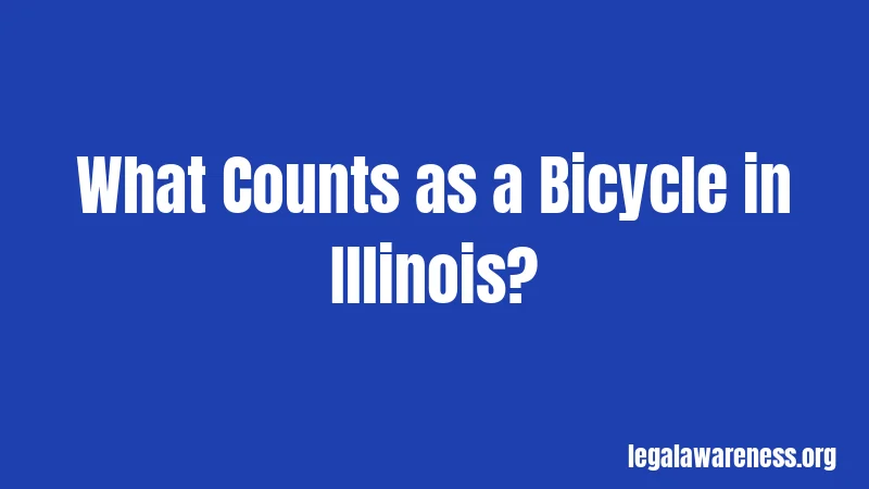 What Counts as a Bicycle in Illinois?