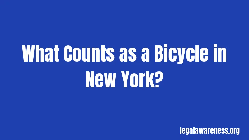 What Counts as a Bicycle in New York?
