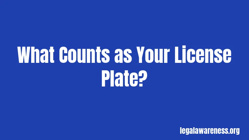 Illinois License Plate Laws (2026): What Gets You Fined 1 What Counts as Your License Plate?